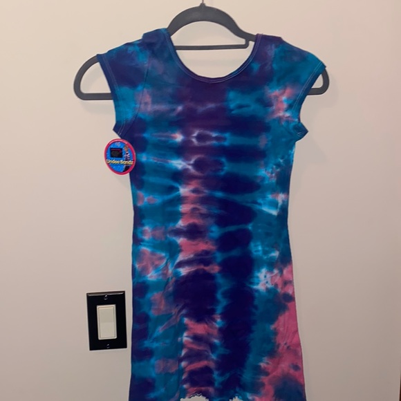 Undee Bandz Girls Tie Dye Dress. Size 12. NEW. - Picture 2 of 4